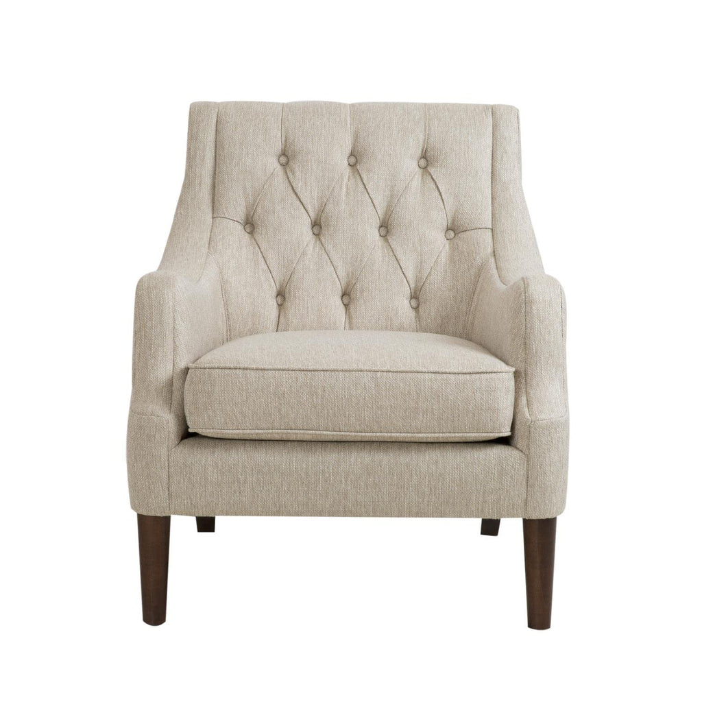 Madison Park Qwen ACCENT CHAIR, 33.5 in, Beige