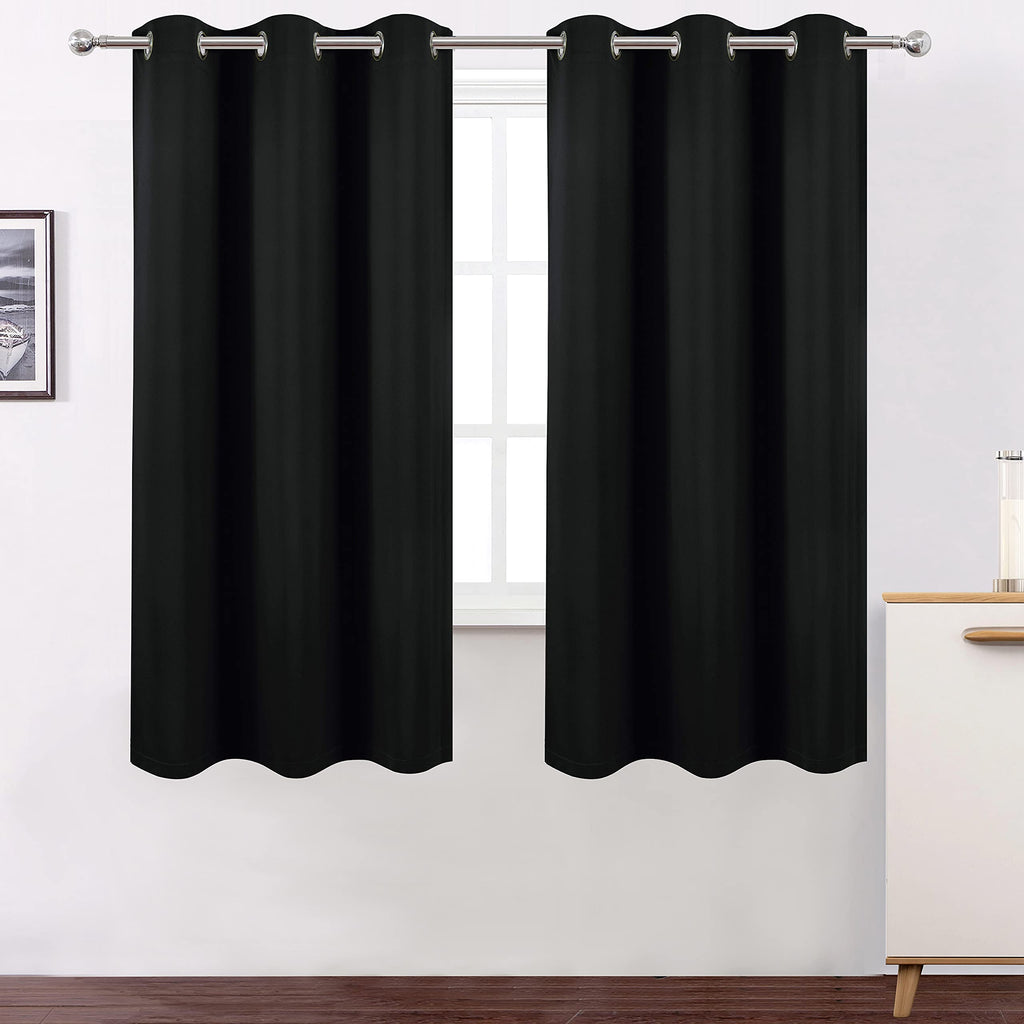 Lemomo Red Thermal Blackout Curtains/40 X 72 Inch/Set Of 2 Panels Room Darkening Curtains For Bedroom And Living Room