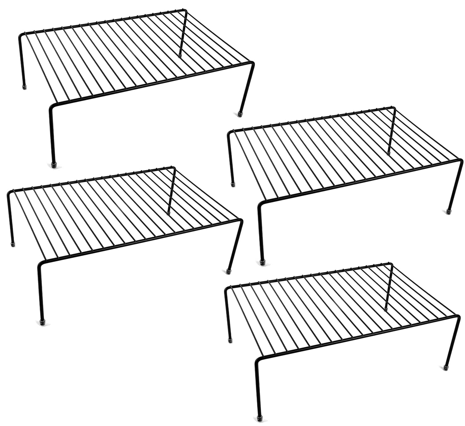 JBESUHI Large (16.1 x 10.2 Inch) Cabinet Storage Shelf Rack, Kitchen Shelves,Kitchen Counter and Cabinet Shelf, Storage Rack Org