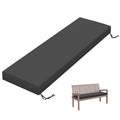 Tounosnt Outdoor Bench Cushion 60 X 18 X 3.5 Inch Thick Waterproof Patio Furniture Cushions, Patio Porch Swing Replacement Seat
