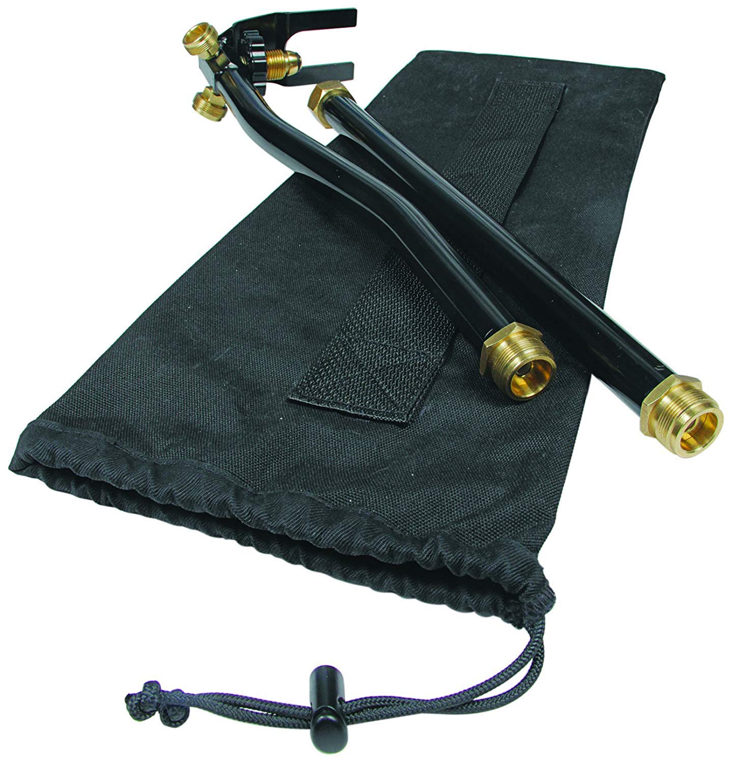 Camco 51096 Propane Distribution Post With Storage Bag, Black