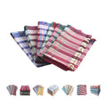 Tavasya 100% Pure Cotton Multi Color Towels (30X60Inches)|Pack Of 3|Big Lines Check Checks|Perfect For Daily Use At Home,Travel