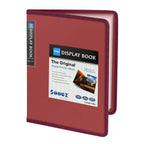 Sooez 30-Pocket Binder With Plastic Sleeves 8.5X11' (Ruby), Heavy Duty Art Portfolio Folder With Clear Sheet Protectors, Displa