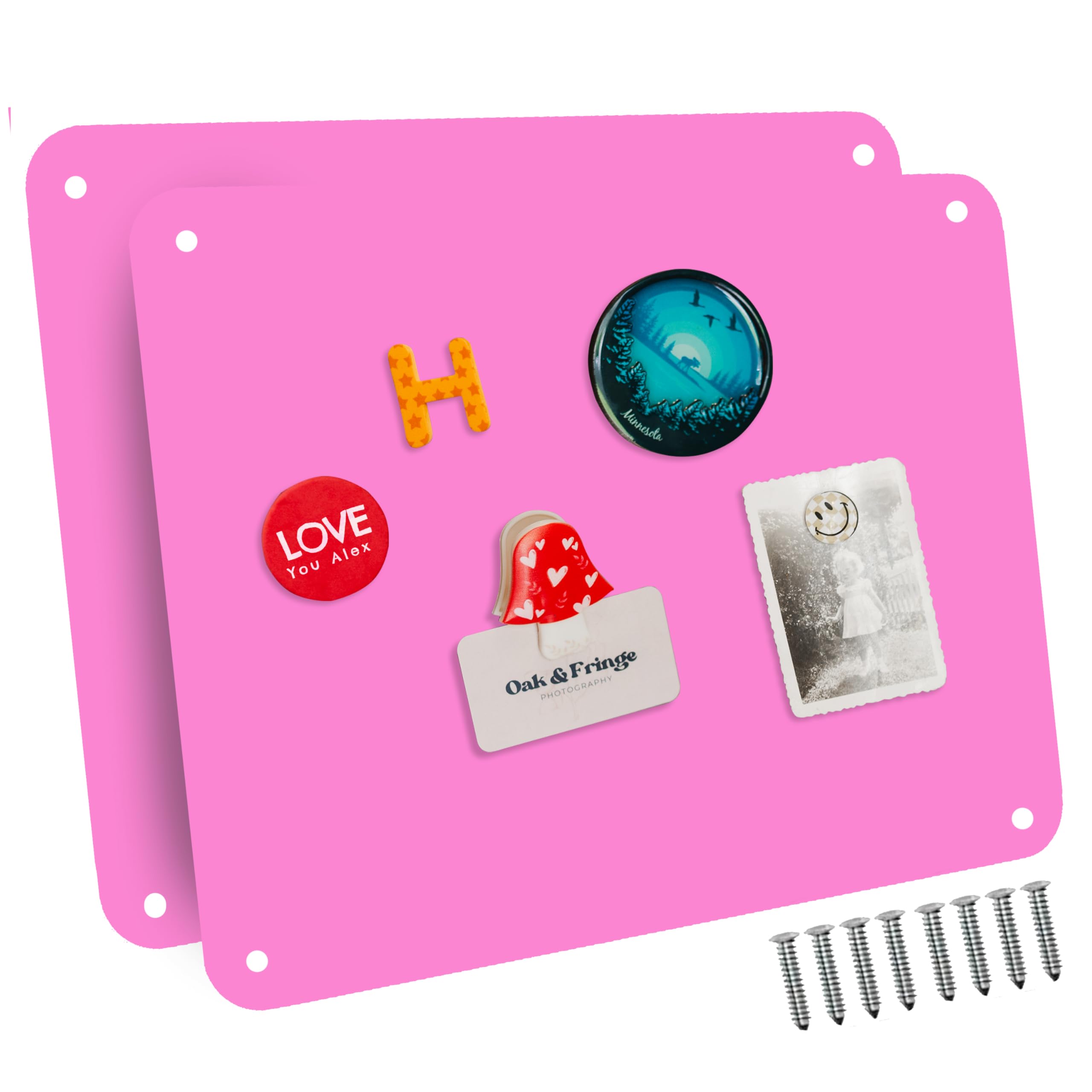 9 Inches X 6.5 Inches Stainless Steel Plate For Magnets, 3M Adhesive Back, Mounting Screws, Ideal For Magnetic Shelf, Spice Hold