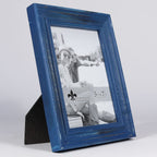 Lawrence Frames 5W X 7-Inch H Durham Weathered Navy Blue Wood Picture Frame (746657)