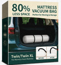 Memory Foam Mattress Vacuum Bag for Moving and Storage  Heavy Duty Compression Bag with Straps, Vacuum Bag for Memory Foam Matt