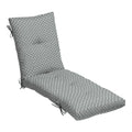 Arden Earthfiber Outdoor Tufted Chaise Cushion, 22 X 76, Rain-Proof, Fade Resistant, Cushion For Chaise Lounger 22 X 76, Stone G