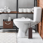 Toilet Brush And Holder, Toilet Bowl Brush For Bathroom, Toilet Cleaner, Odor Free, Bronze