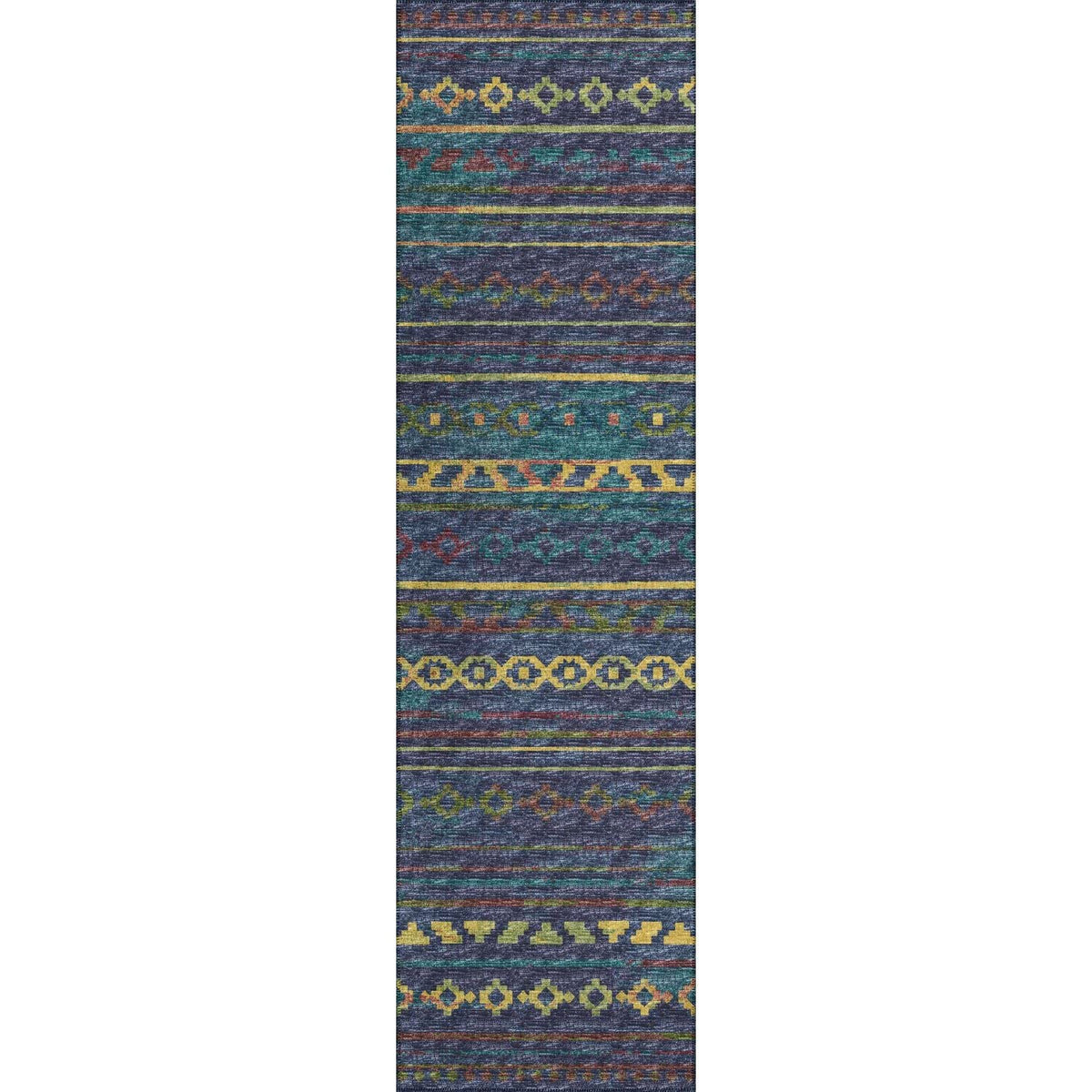 Sedona Sn10 Multi-Color Bohemian Rug Runner 2' 3&quot; X 12'