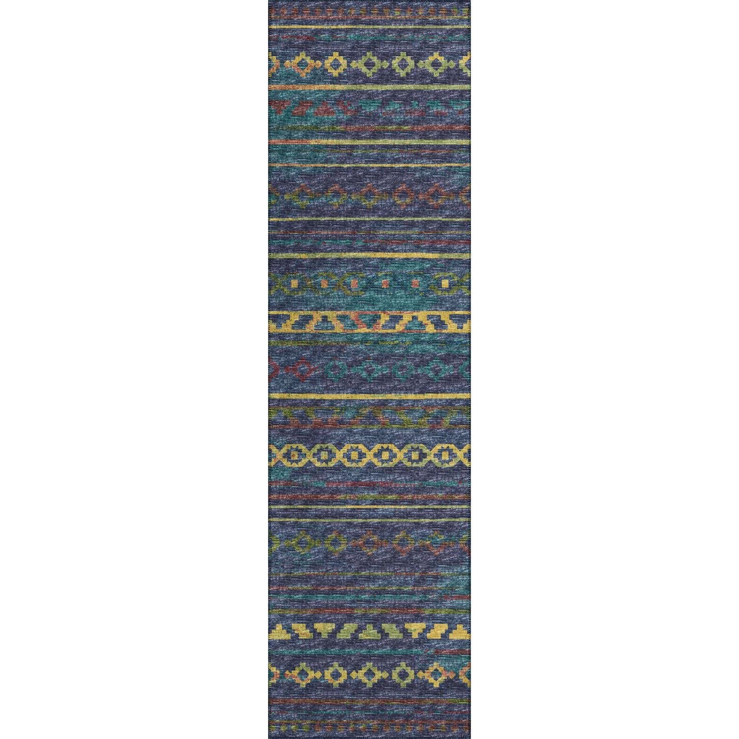 Sedona Sn10 Multi-Color Bohemian Rug Runner 2' 3" X 10'