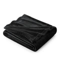 Bedsure Fleece Blanket Throw Blanket Black - 300Gsm Throw Blankets For Couch, Sofa, Bed, Soft Lightweight Plush Cozy Blankets An
