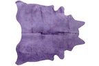 HomeRoots Cowhide, Microsuede 72' x 84' Purple, Cowhide - Rug