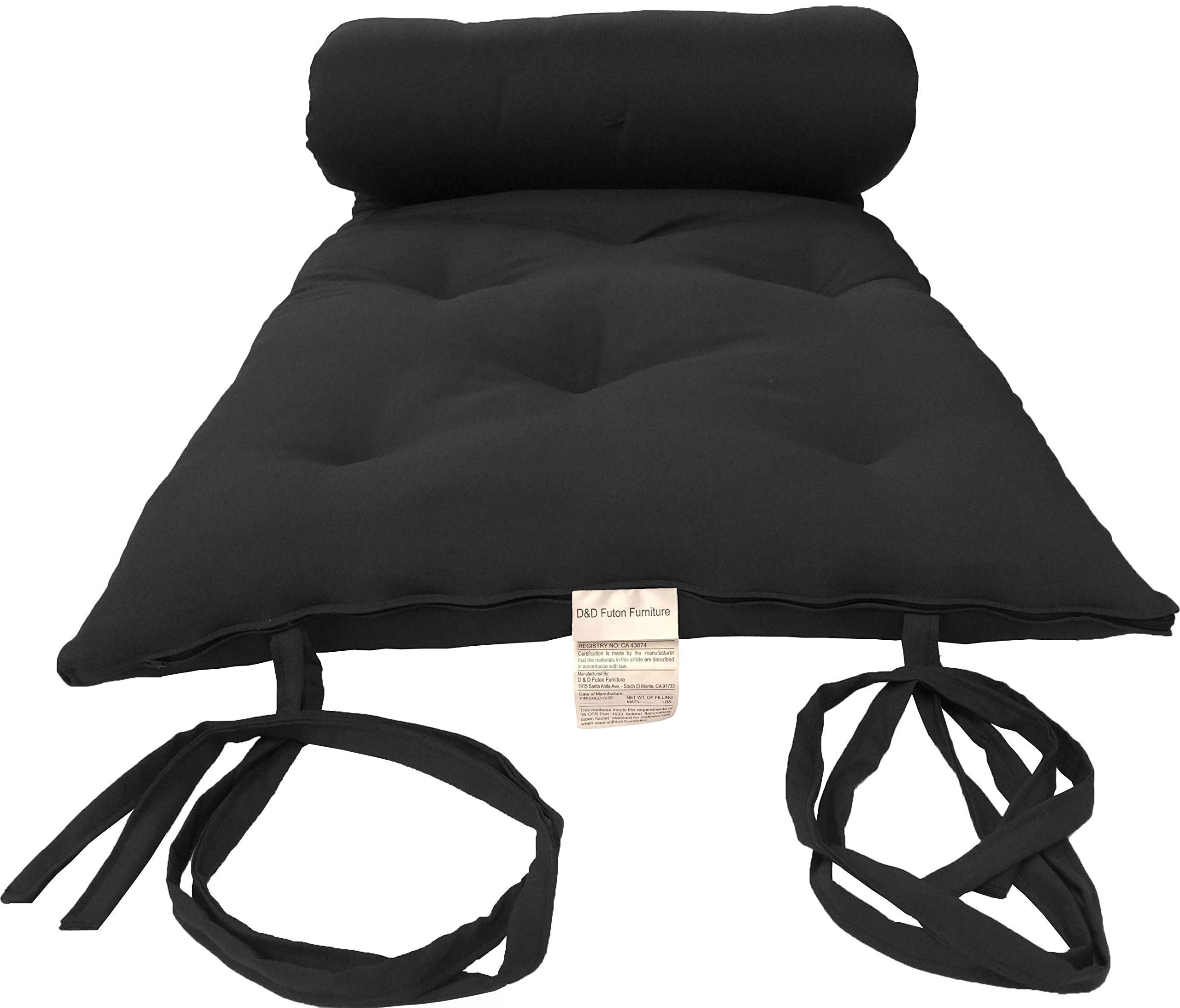 D&D Futon Furniture Twin Size Traditional Japanese Floor Futon Mattresses, Tatami Foldable Cushion Mats, Yoga, Meditaion 80 X 39