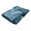 Ajanta Handloom House Flannel Double Blanket |Comforter For Ac/Mild Winter |Sky Blue