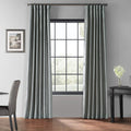HPD Half Price Drapes Faux Silk Blackout Curtains 120 Inches Long for Bedroom & Living Room Vintage Textured Blackout Curtain (1