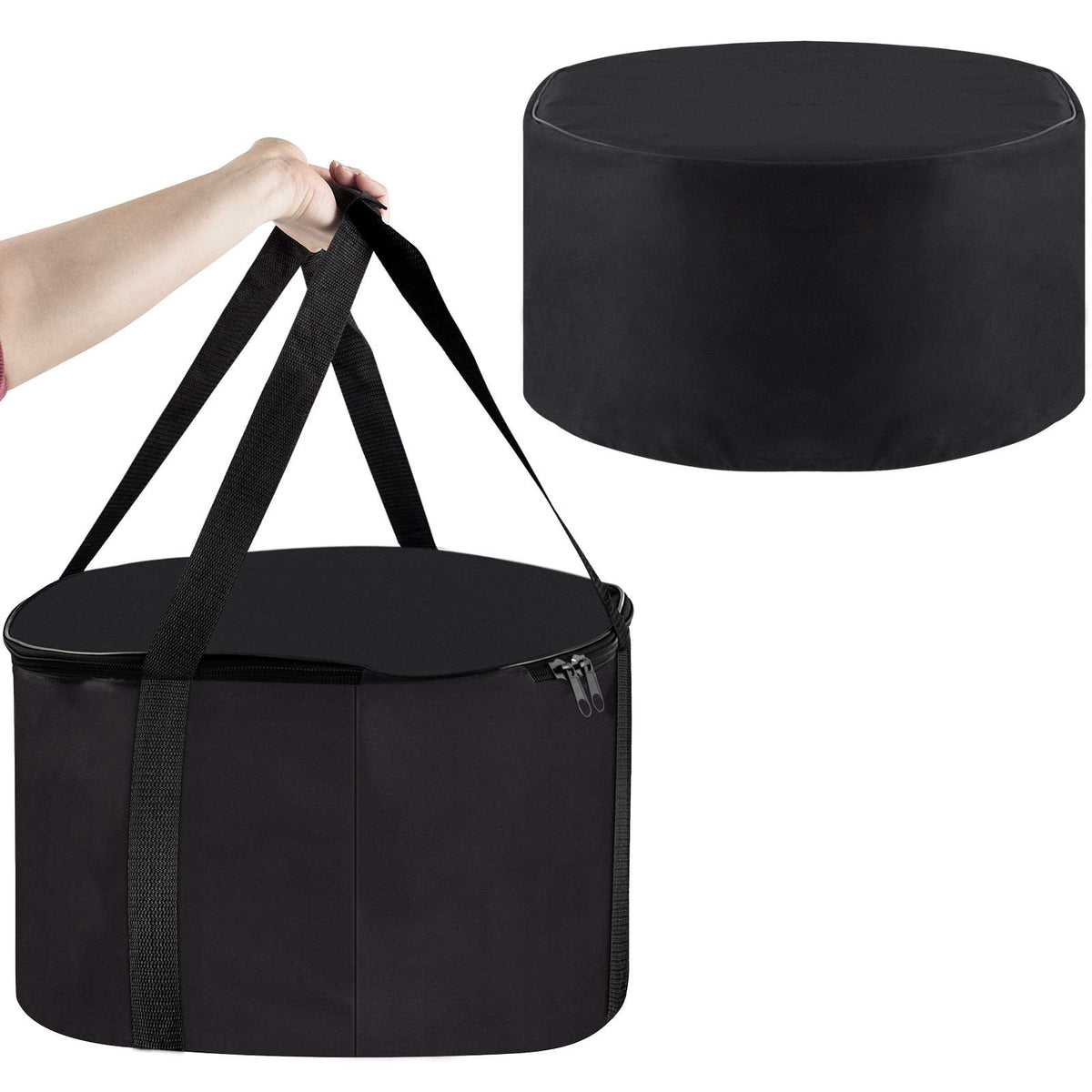 Carry Bag And Cover For Outland Firebowl 893 Deluxe Outdoor Portable Propane Gas Fire Pit, Fit For Outland Firebowl 823 870, 19