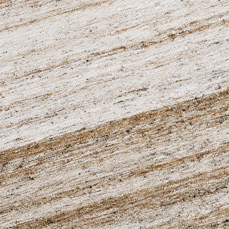 Kosas Home Opal Beach 30 X 96 Striped Ombre Polyester Fabric Area Rug In Sand