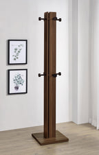 Coaster Home Furnishings Rikkie Walnut Coat Rack Walnut