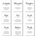 9 Pieces Inspirational Phrases Wall Art Prints Motivational Sayings Quote Poster Positive Print Decoration for Teens Adults Livi