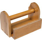 Creativity Street Wood Masking Tape Holder, Natural Wood, 9.6" x 5.9" x 6", Brown, Model CKC3861