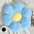 Vdoioe Flower Pillow, Flower Shaped Throw Pillow Cushion Seating Blue Flower Plushthrow Pillow Floor Pillows Home Decorative Sea