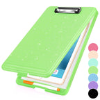 Sooez Glitter Clipboard With Storage, Cute Clip Boards 8.5X11 With Storage, Sparkle Plastic Clipboard Folder For Women, Nurse Ac