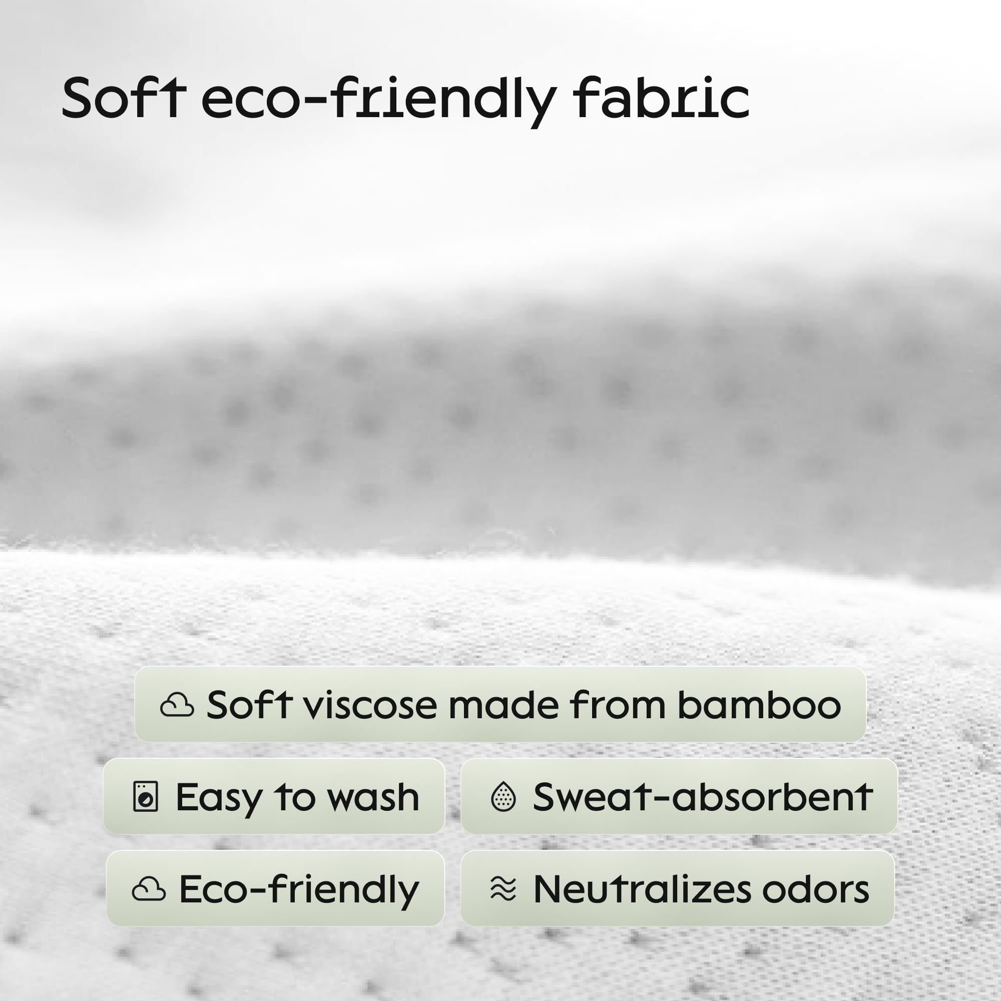 Pillow Protectors With Zipper Standard Size 20X26 Pair Zippered Pillow Case, Cooling, Guaranteed Noiseless Pad, Ultra Plush Abso