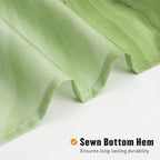 Mitovilla Sage Green Marble Shower Curtain, Modern Ombre Fabric Cloth Shower Curtains For Luxury Bathroom Decor, Abstract Waterc