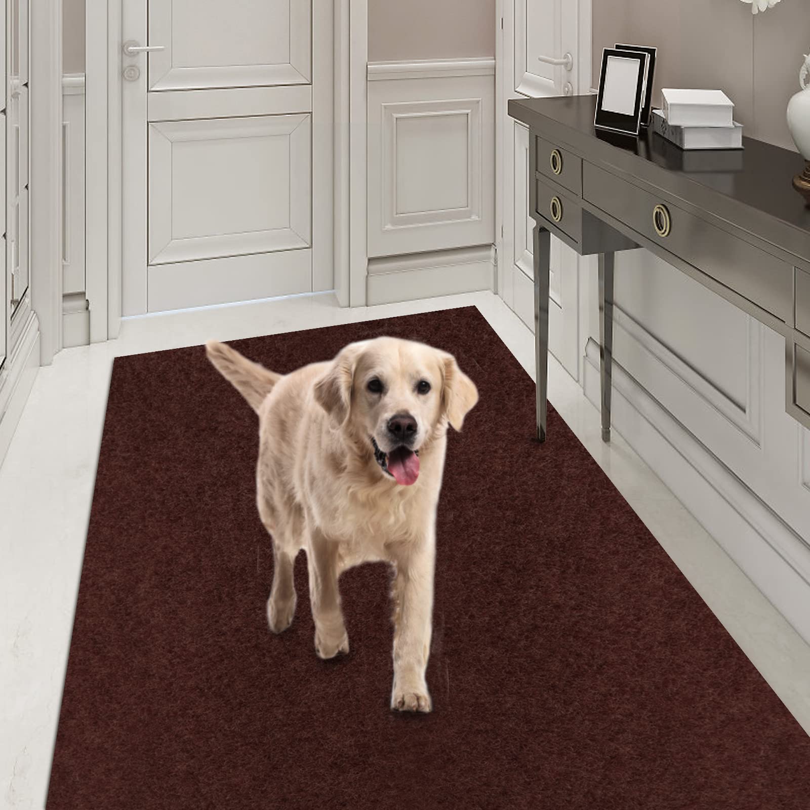 Runner Rug 3FT x 74FT, AYOHA 2'-82' Utility Carpet Runner for Entryway Hallway Aisles Balcony Garages, Area Rugs with Non-Slip R