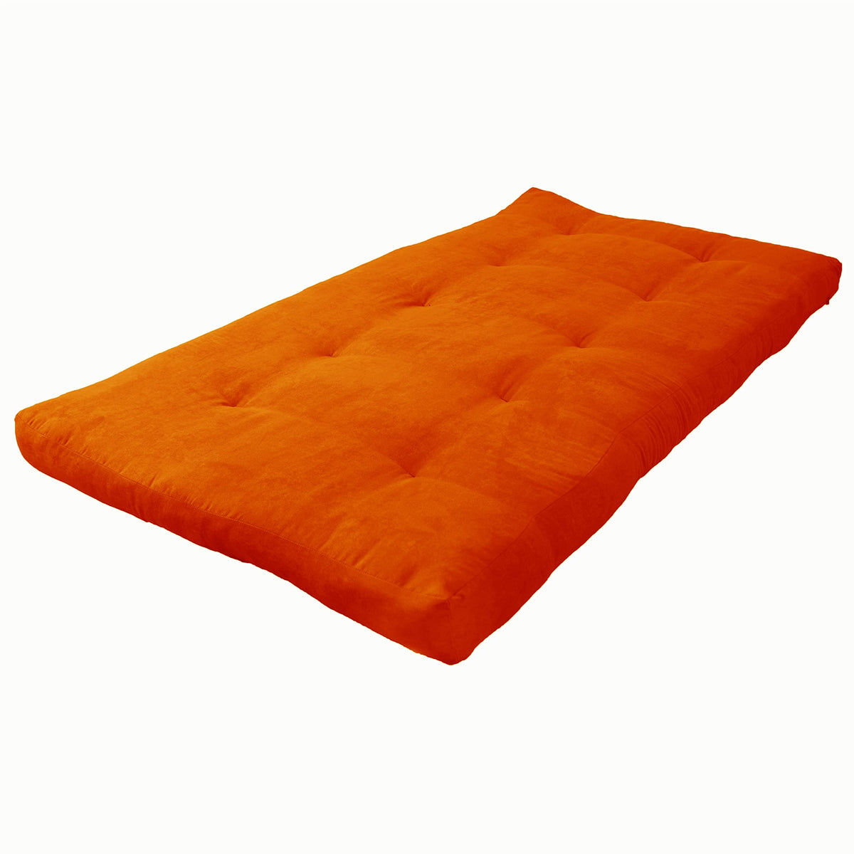 Blazing Needles Vitality 6&quot; Microsuede Futon Mattress, Twin, Tangerine Dream