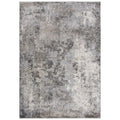 Rizzy Home Alora Decor Venice 7'10"X9'10" Abstract Silver/Gray/Taupe Power-Loomed Area Rug