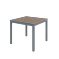 Olio Designs Series Ivy Square Patio Table, Mocha/Silver