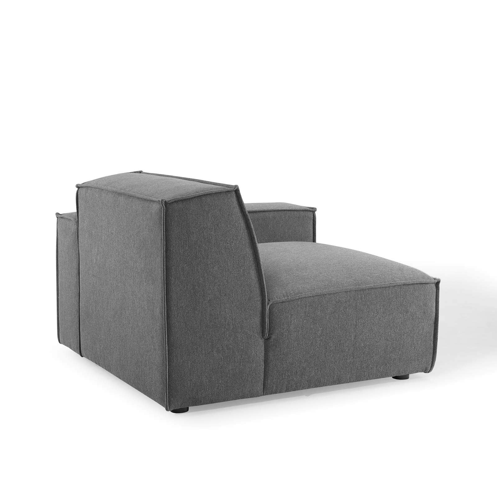 Modway Eei-3869-Cha Restore Left-Arm Sectional Sofa Chair, Charcoal