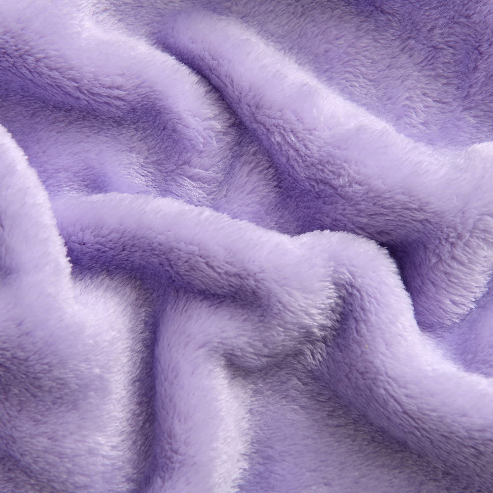 Sochow Flannel Fleece Blanket Twin Size, All Season Lightweight Super Soft Cozy Blanket For Bed Or Couch, 60X80 Inches, Lilac