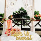 Love Is Sweet Table Decor Hollow Love Sign Wooden Love Is Sweet Sign For Dessert Table Freestanding Love Wood Sign Love Is Sweet
