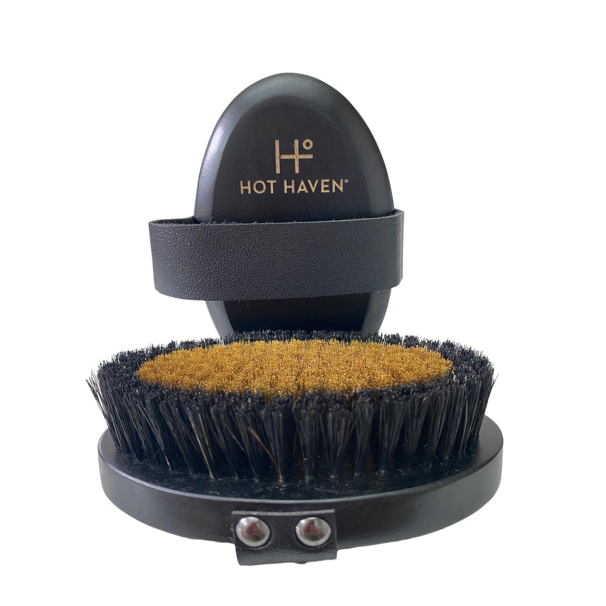 HOT HAVEN Ionic Copper Dry Brushing Body Brush for Lymphatic Drainage, Exfoliating Body Dry Brush for Radiant Skin, Dry Skin Bru