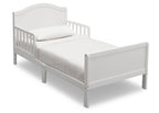 Delta Children Bennett Wood Toddler Bed - Greenguard Gold Certified, Bianca White