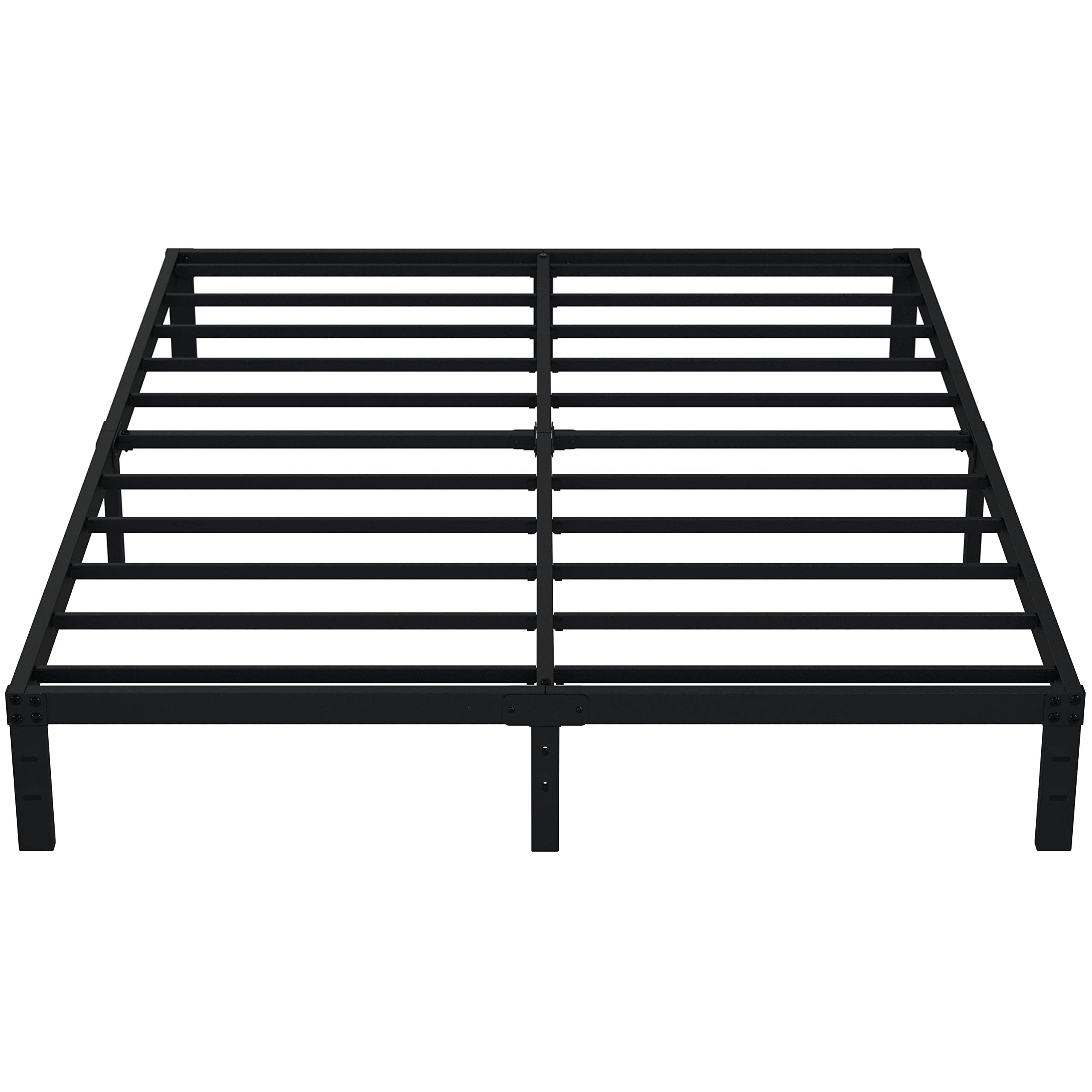 EMODA 10 Inch California King Bed Frames Heavy Duty Metal Cal King Platform with Steel Slats Support, No Box Spring Needed, Nois