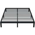 EMODA 10 Inch Full Size Bed Frame Heavy Duty Metal Platform No Box Spring Needed, Easy Assembly Noise Free, Black
