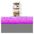 WEIJFRFJ Hanging Closet Organizer Fabric Storage Box