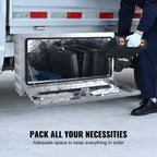 Vevor Underbody Truck Box, 30''  14''  16'' Pickup Storage Box, Heavy Duty Aluminum Diamond Plate Tool Box With Lock And Keys, W
