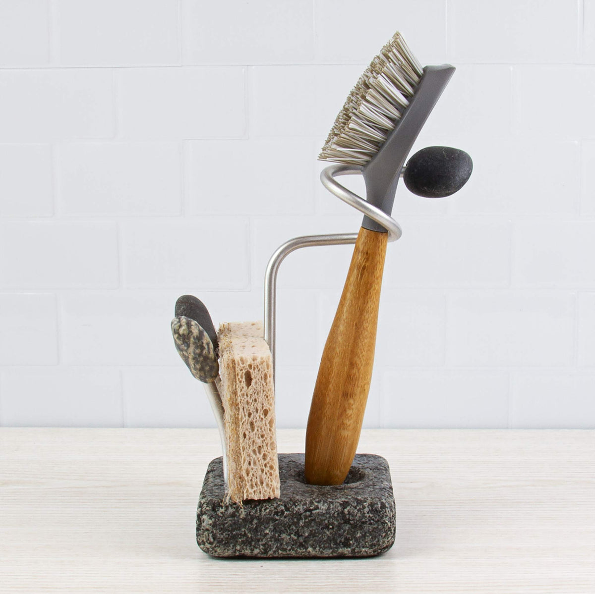 Sea Stones Splash Sponge and Brush Holder