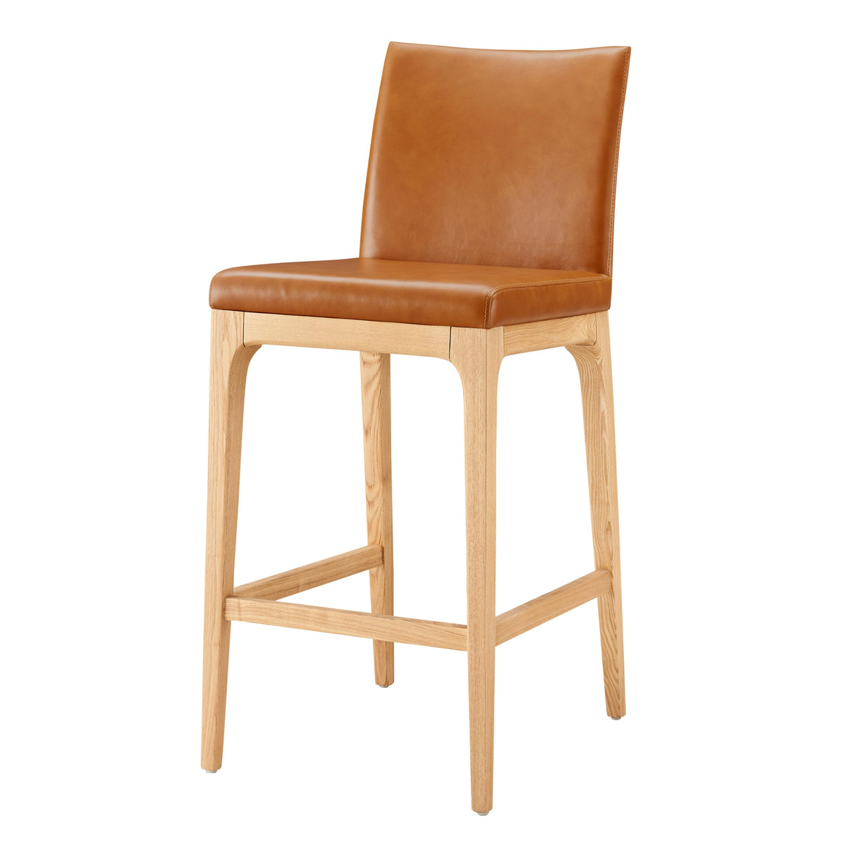 Npd Furniture And More Devon Pu Counter Stool, (Set Of 2)