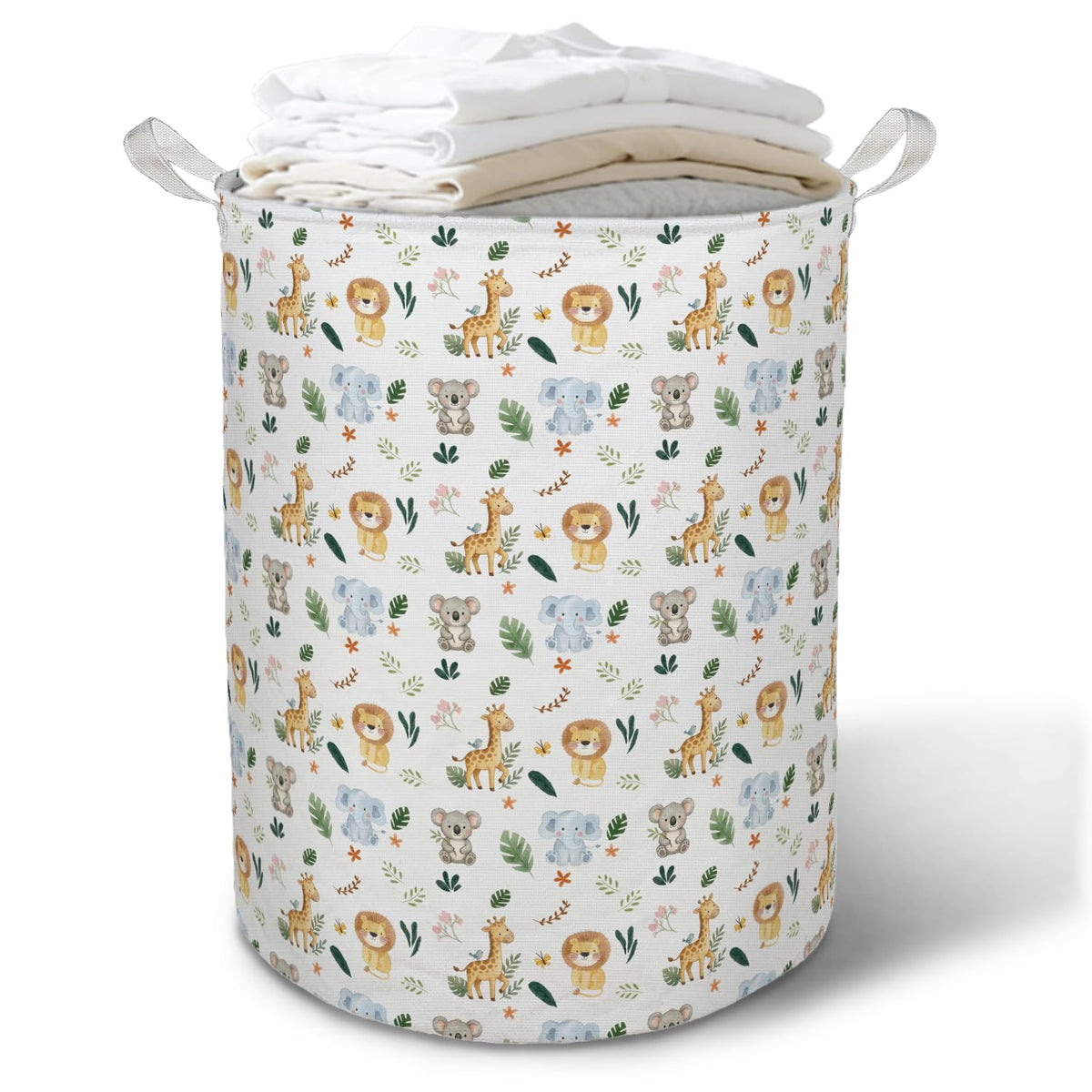 TAZSWDMM Cute Animal Laundry Basket Hamper