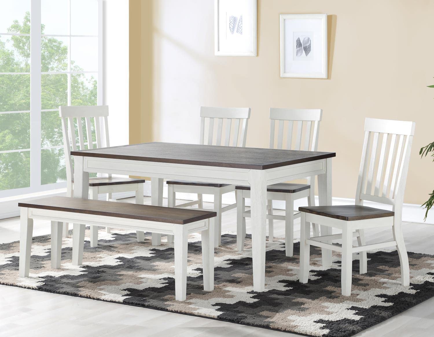 Steve Silver Co Caylie Fix Top Table - Thumbnail 3