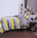 Magnetic Shadow All Weather Microfibre Single Comforter Set Duvet Set (Reversible, 120 Gsm)