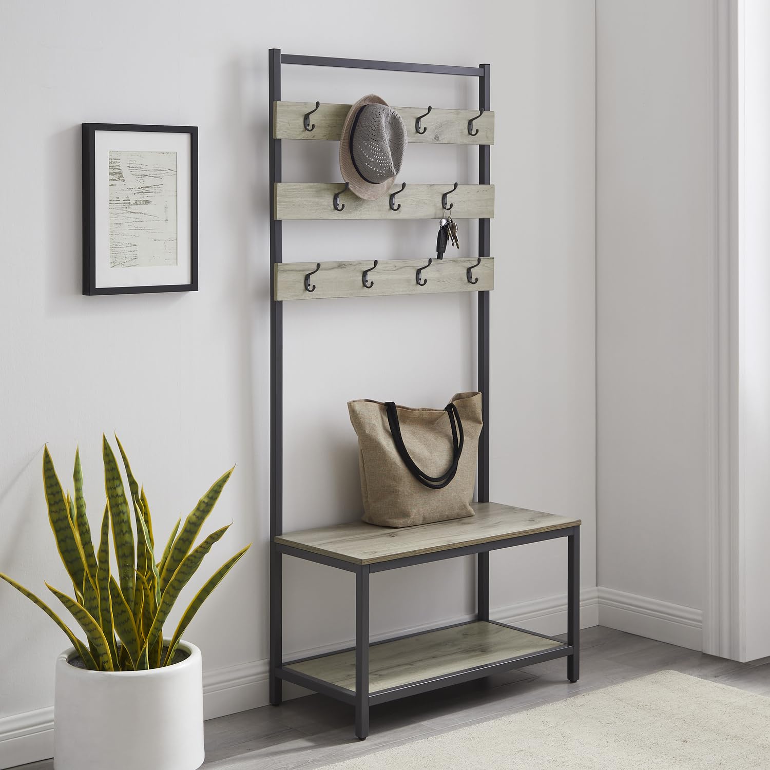 Hayden Hall Tree Grey