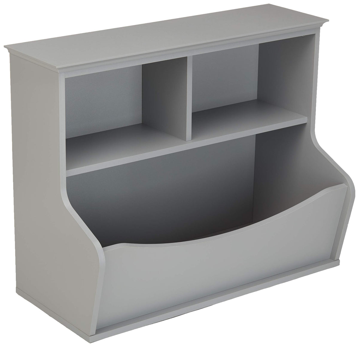 Amazon Basics Childrens 3Shelf MultiFunctional Toy Storage Organizer with Bookshelf, for Kids Room, Bedroom and Playroom, 2 A