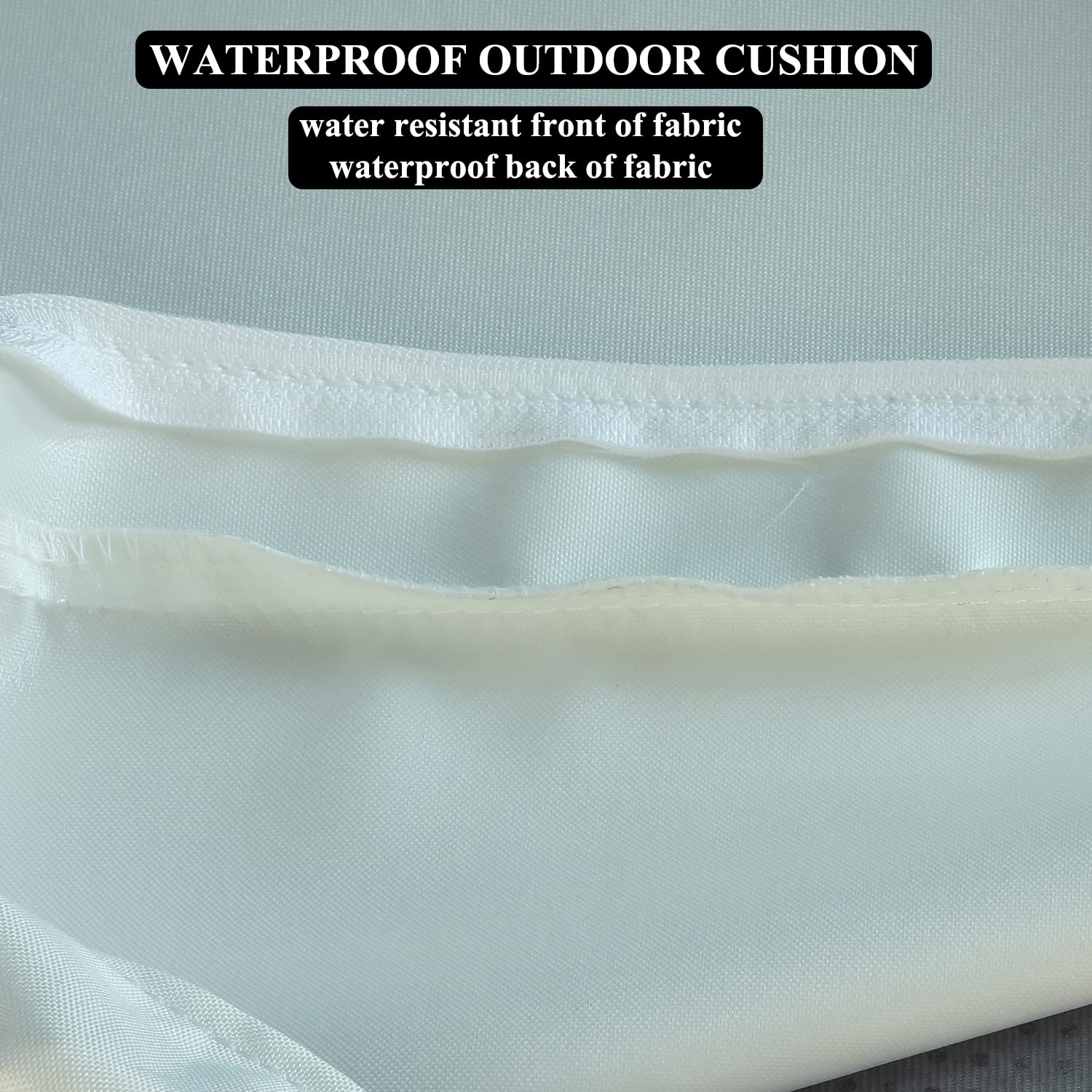 20X20 Inch Patio Chair Cushions Non Slip Bottom Chair Pad With Ties Waterproof Square Outdoor Seat Cushion Replacement For Garde