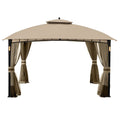 Garden Winds Replacement Canopy Top Cover For The Moorehead L-Gz717Pst-F Gazebo - Standard 350